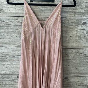 Free People Pink Slip Dress
